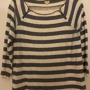 J. Crew quarter length sleeve top